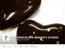 Tablet Screenshot of chocolatemakersstudio.com